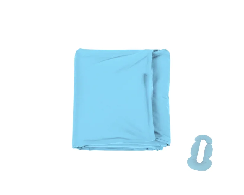 NP PROFI mEPS vankúš v tvare G, 150x75, bi-elastický modrý