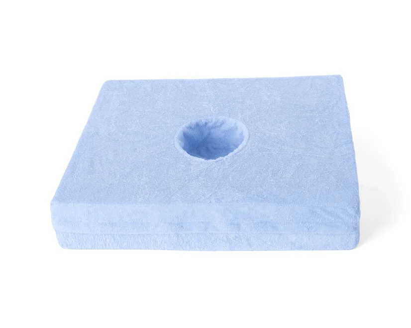 Sedák Froté KOMBI Visco ovál 40x45x8 modrý