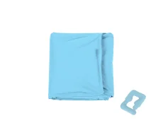 NP PROFI mEPS podhlavník v tvare D 125x90 bi-elastický modrý