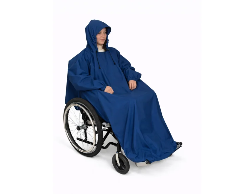 Pláštěnka s rukávem - Barva: Modrá