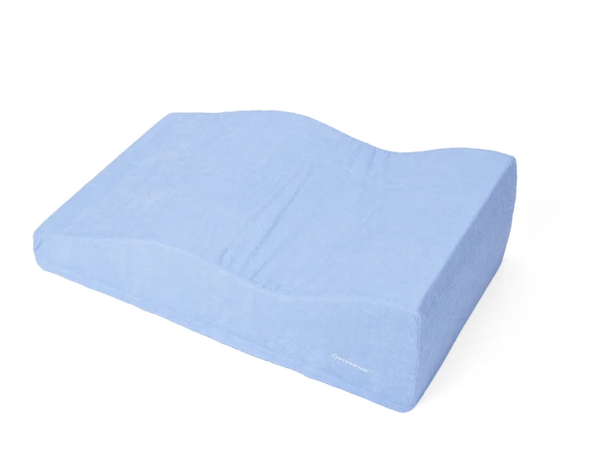 Klín tvarovaný pod nohy - Rozměr: 70x45x22/8cm, Barva: Modrá