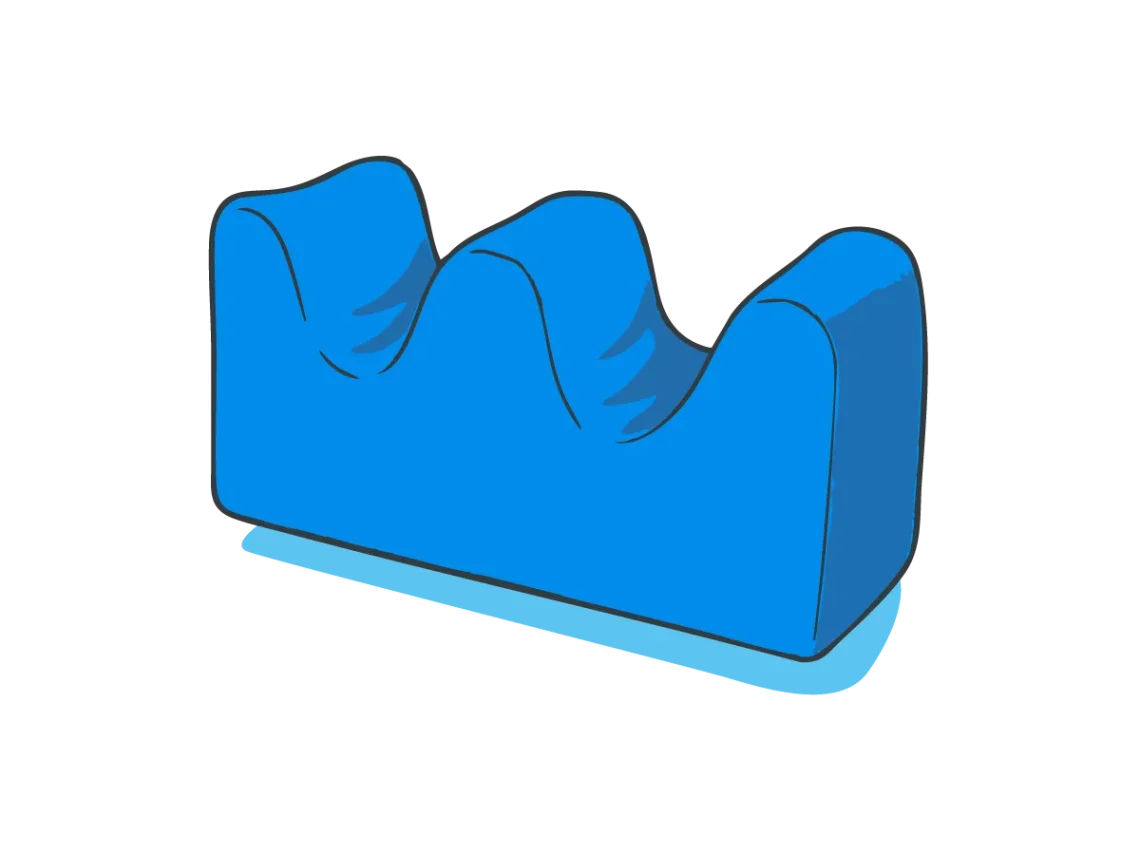 Polohovacie vankúše - Rozměr - 80x50cm