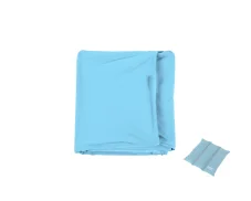 NP PROFI rebrovaný vankúš 3 mEPS 45x40 bi-elastický modrý
