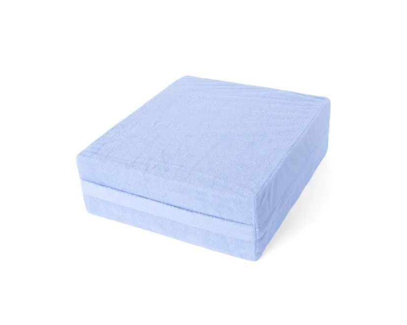 Sedák Froté KOMBI Visco ovál 40x45x8 modrý