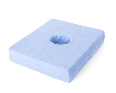 Froté sedák KOMBI Visco oválny 40x45x8 modrý