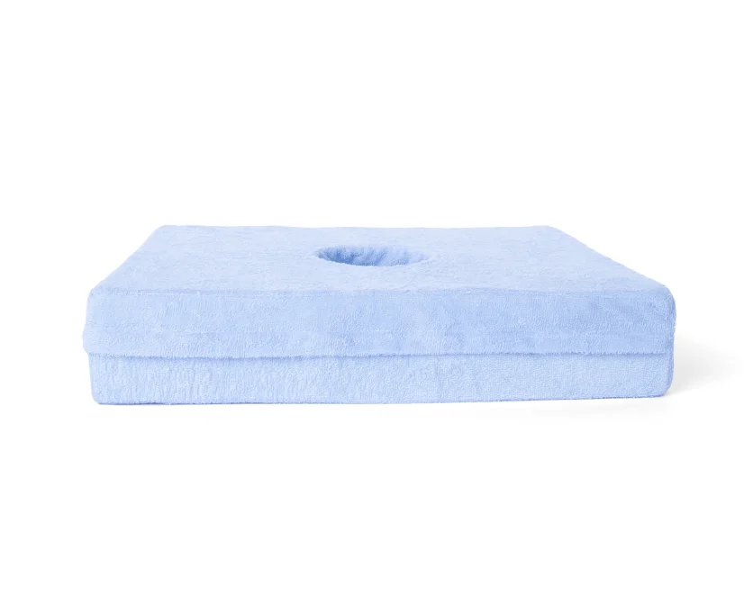 Sedák Froté KOMBI Visco ovál 40x45x8 modrý