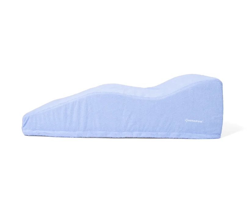 Klín tvarovaný pod nohy - Rozměr: 70x45x22/8cm, Barva: Modrá