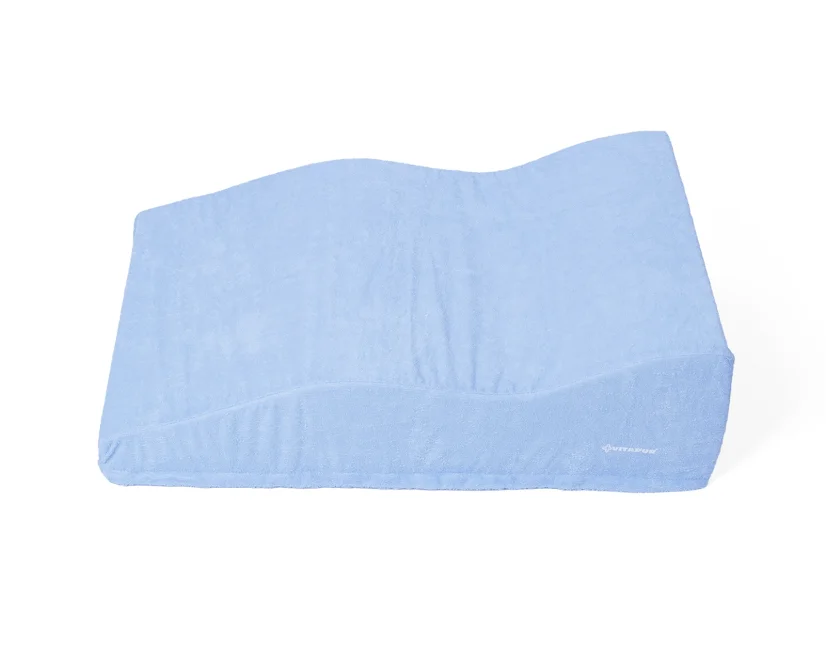 Klín tvarovaný pod nohy - Rozměr: 70x45x22/8cm, Barva: Modrá