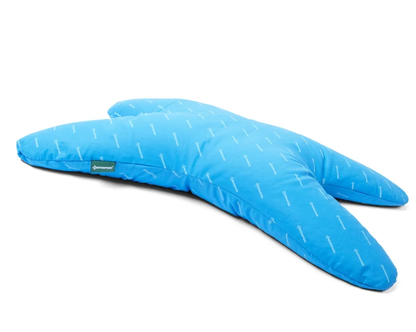 Vankúš motýlik BA/EPS - Rozměr: 90x50, Barva: Modrá